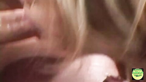 Two Blonde Bombshells In Sexy Lace Outfits Get Rad In The Ass In A Threesome
