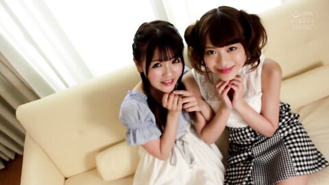 CAWD-029 [Uncensored] A First-Ever Real Idol Co-Starring Performance In Sotokanda! Their First Try At Lesbian Kissin...