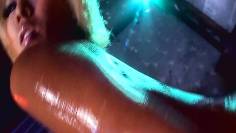 Naughty Japanese Stripper Pleases Her Hairy Sy With A Big Toy