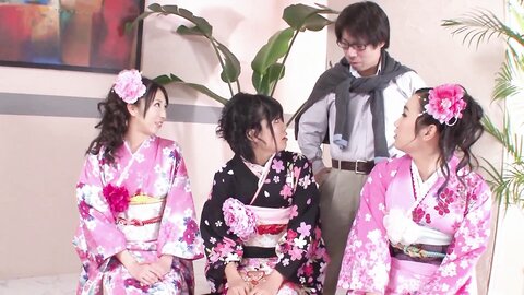 Three Beautiful Japanese Girls Have Sex With Their Classmates