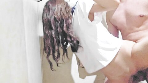 Asian Girl Fucks A Fan And Gets Accidental Creampie