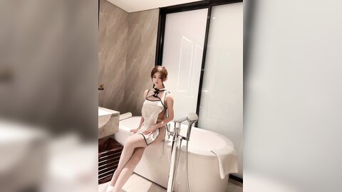[XR Uncensored] 奶茶味的包子 - 白旗袍白丝