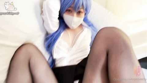 极品网红美少女『柚子猫』✅甘雨的致命失误，强迫穿上Ol制服被侵犯，被大鸡巴当成鸡巴套子随便使用