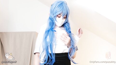 极品网红美少女『柚子猫』✅甘雨的致命失误，强迫穿上Ol制服被侵犯，被大鸡巴当成鸡巴套子随便使用