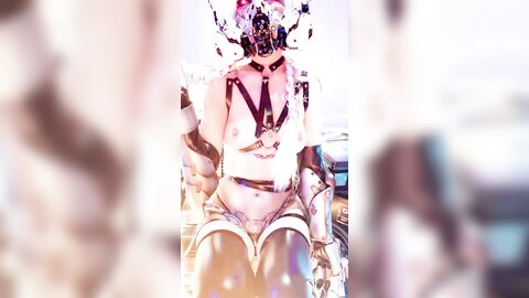 爆机少女喵小吉 - 赛博朋克-超梦 Video (2)