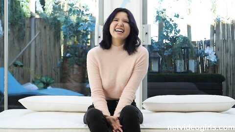 Kassandra Bubbly Busty Asian In Her Calendar Audition