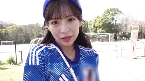SKMJ-557 A Hot Topic On SNS! AYA, A Mysterious, Beautiful, And Too Cute Supporter Of The Japanese National...