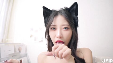 JVID 【玟妡】我の骚气黑猫 现正发情中，价值14 1