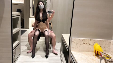 High Heels Stockings 19 Dark Black Apple Applecptv