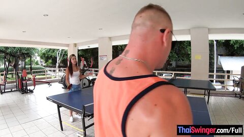 Curvy Thai Amateur Girlfriend Sex In The Shower After A Game Of Ping Pong Thai Swinger