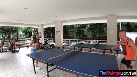 Curvy Thai Amateur Girlfriend Sex In The Shower After A Game Of Ping Pong Thai Swinger
