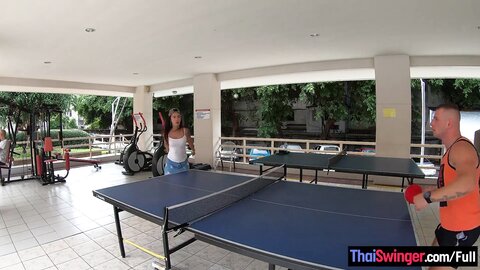 Curvy Thai Amateur Girlfriend Sex In The Shower After A Game Of Ping Pong Thai Swinger