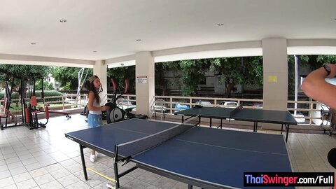Curvy Thai Amateur Girlfriend Sex In The Shower After A Game Of Ping Pong Thai Swinger