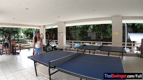 Curvy Thai Amateur Girlfriend Sex In The Shower After A Game Of Ping Pong Thai Swinger