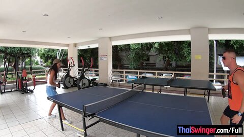 Curvy Thai Amateur Girlfriend Sex In The Shower After A Game Of Ping Pong Thai Swinger