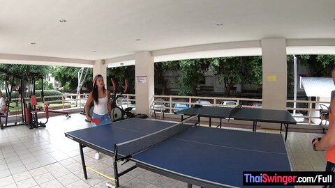 Curvy Thai Amateur Girlfriend Sex In The Shower After A Game Of Ping Pong Thai Swinger