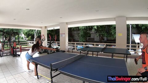 Curvy Thai Amateur Girlfriend Sex In The Shower After A Game Of Ping Pong Thai Swinger