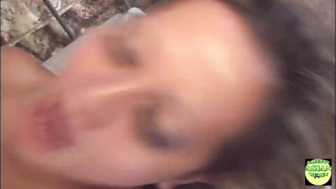 Hot Blonde Asian Gets Get Mouth Filled With Cum After Hot Doggy Style Fucking