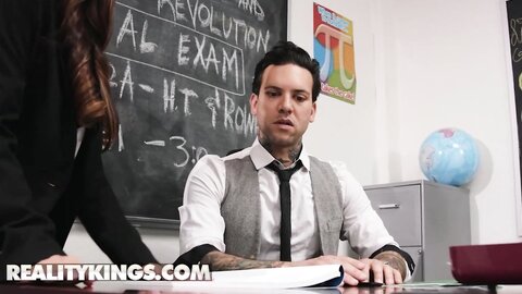 Reality Kings College Hottie Vina Sky Makes Her Move To Fuck Her Supervisor On Her Last Teaching Day