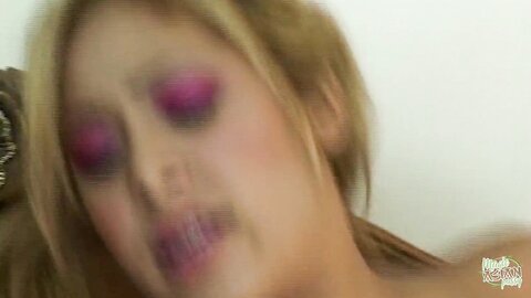 Asian Blonde Is Delighted By The Huge Cock In Her Tight Ass Hole