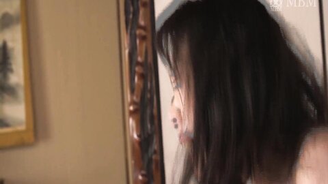 M769G06 A Sober Blackhaired Mature Woman Drowning In Pleasure With A Youngat Stick