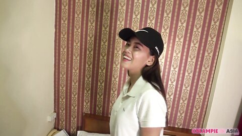 Creampie For Pretty Thai Girl With Lovely Perky Tits