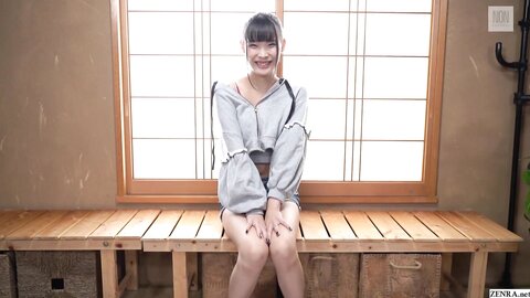 Skinny Japanese Newhalf Interview And Handjob Foreplay