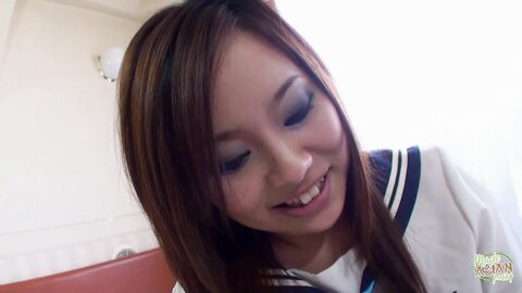 Slut From Asian Moans While Getting Her Hairy Vagina Drilled
