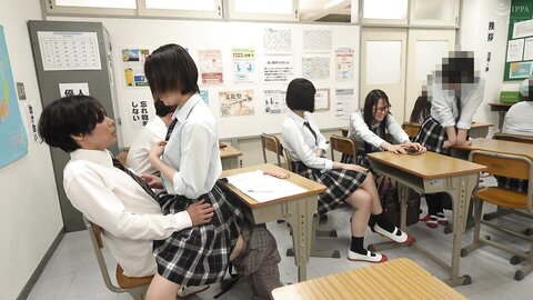 HUNTC-275 No Matter In The Morning, During Recess, Lunch Break, Or After School! In Their Spare Time, The Hot...