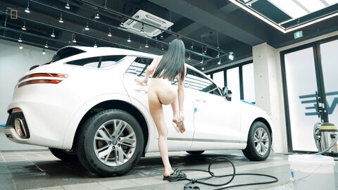 Korean Realgraphic No.103 Car Wash Girl