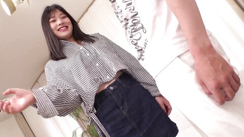 SKMJ-572 Amateur College Girl Experiences Her First Ever Shameful Bareback Fuck! She Can't Hold Back As Her...