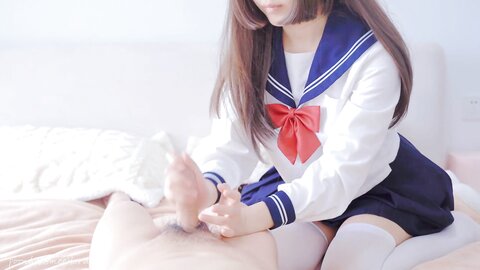 天花板级清纯白虎女神【米胡桃】✅白丝水手服纯情小可爱 梦中情人般的存在，粉嫩小穴无套爆肏内射