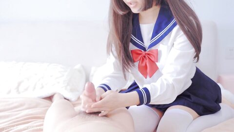 天花板级清纯白虎女神【米胡桃】✅白丝水手服纯情小可爱 梦中情人般的存在，粉嫩小穴无套爆肏内射