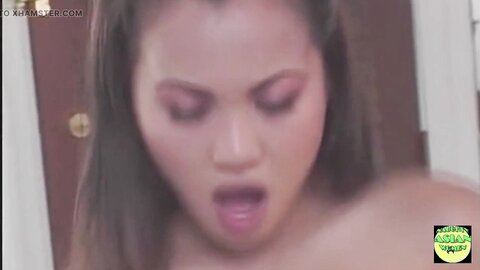 A White Wellhung Ponytail Guy Teaches An Asian Sweetie How To Be A Good Whore