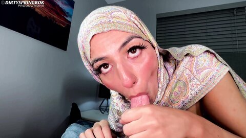 Hijabi Aaliyah Shows Off Her Lingerie And Gets A Massive Facial