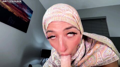Hijabi Aaliyah Shows Off Her Lingerie And Gets A Massive Facial