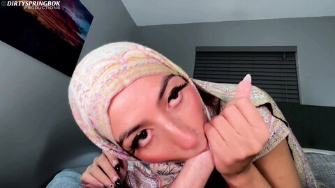 Hijabi Aaliyah Shows Off Her Lingerie And Gets A Massive Facial