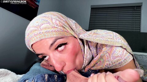 Hijabi Aaliyah Shows Off Her Lingerie And Gets A Massive Facial