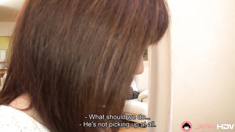 Japanese Brunette Mai Misato Naked On Bed Masturbating Uncensored