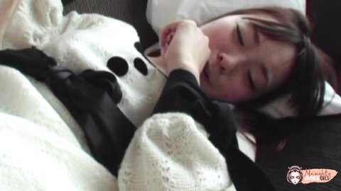 Long Hair Brunette Kosaka Gets Fingered And Vibrator Used On While She