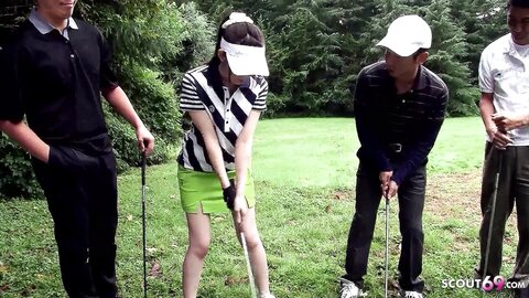 Massive Outdoor Facial Kake For Skinny Japanese Teens By Many Old Guys