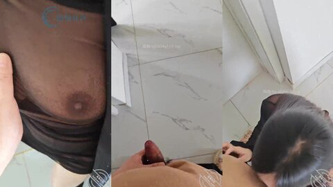 骗嫂子说表姐睡觉了，故意使劲操让嫂子叫床给表姐听