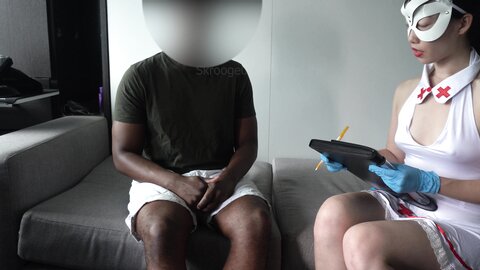 Bnwo Chinese Sperm Bank Nurse Milks Bbc For A Cum Donation