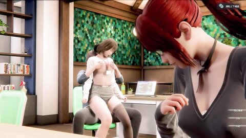 Room Girl Office Lady Is Giving Her Colleague Blowjob And Sex On Chair