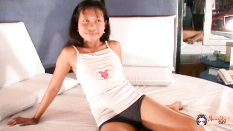 Guy Gives Hot To Asian Girl After Shing Her Tight Pussy In Cowgirl Position