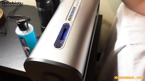 He Uses The Autoblow Vacuglide While Watching My Recorded Video