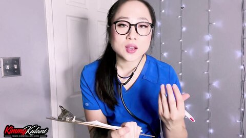 Sexy Nurse Gets Cum Sample From Big Black Cock Asmr
