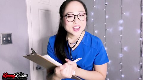Sexy Nurse Gets Cum Sample From Big Black Cock Asmr