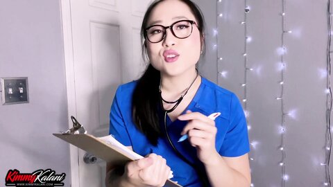 Sexy Nurse Gets Cum Sample From Big Black Cock Asmr