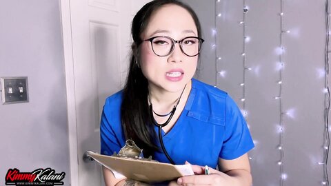 Sexy Nurse Gets Cum Sample From Big Black Cock Asmr